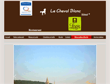 Tablet Screenshot of le-cheval-blanc.fr